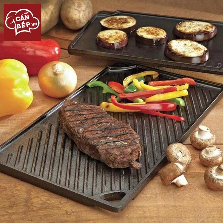Lưu ý vệ sinh và sử dụng khay gang nướng LODGE đa năng 42.55cm