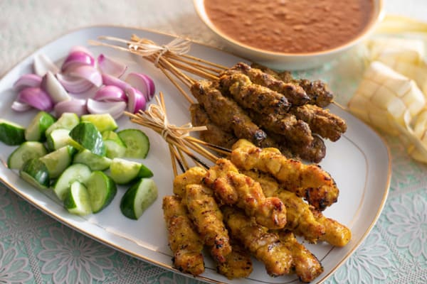 Satay - món nướng béo ngậy của Thái Street Food 