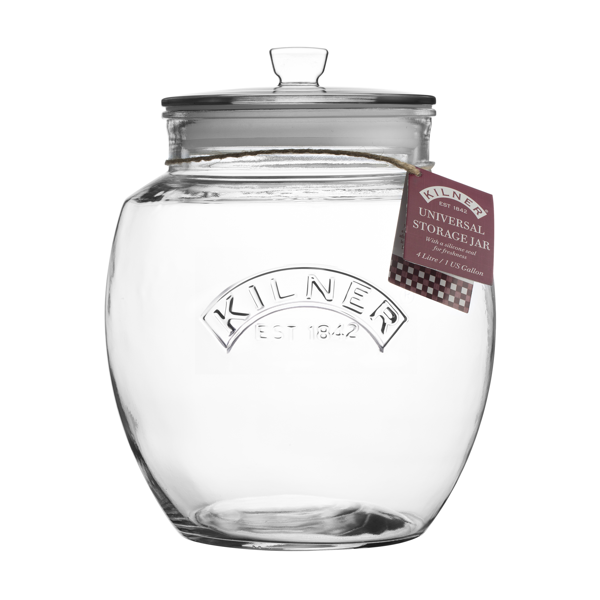 Hủ thủy tinh bầu Kilner - 4L