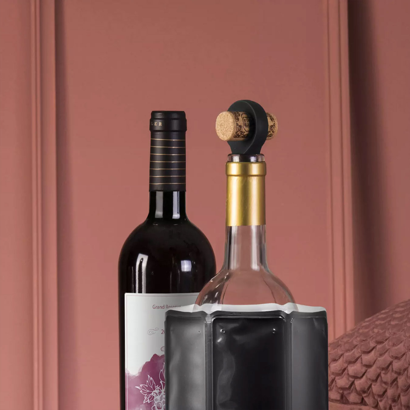 Bộ nút chai rượu Vacu Vin - 2 cái (2021)