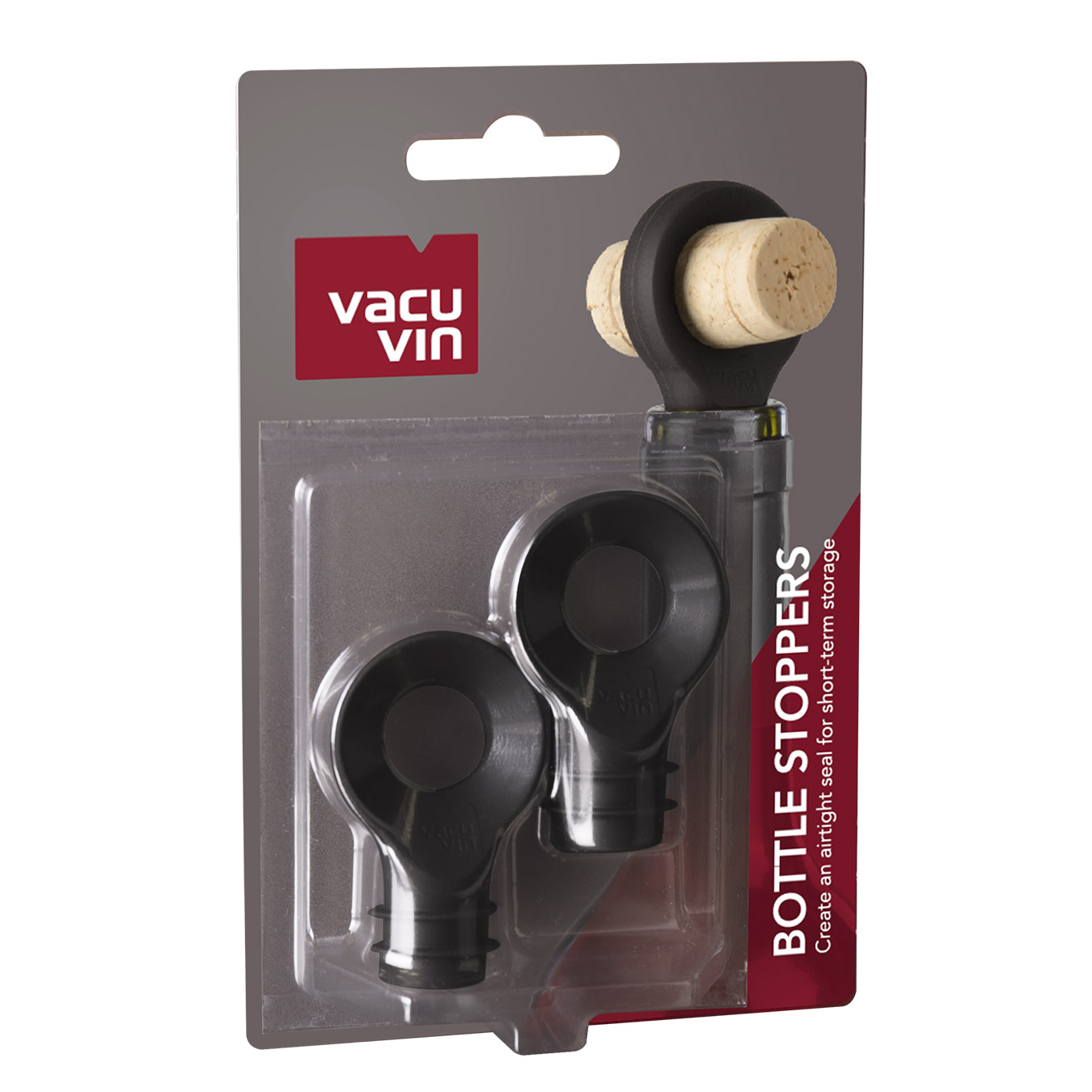 Bộ nút chai rượu Vacu Vin - 2 cái (2021)