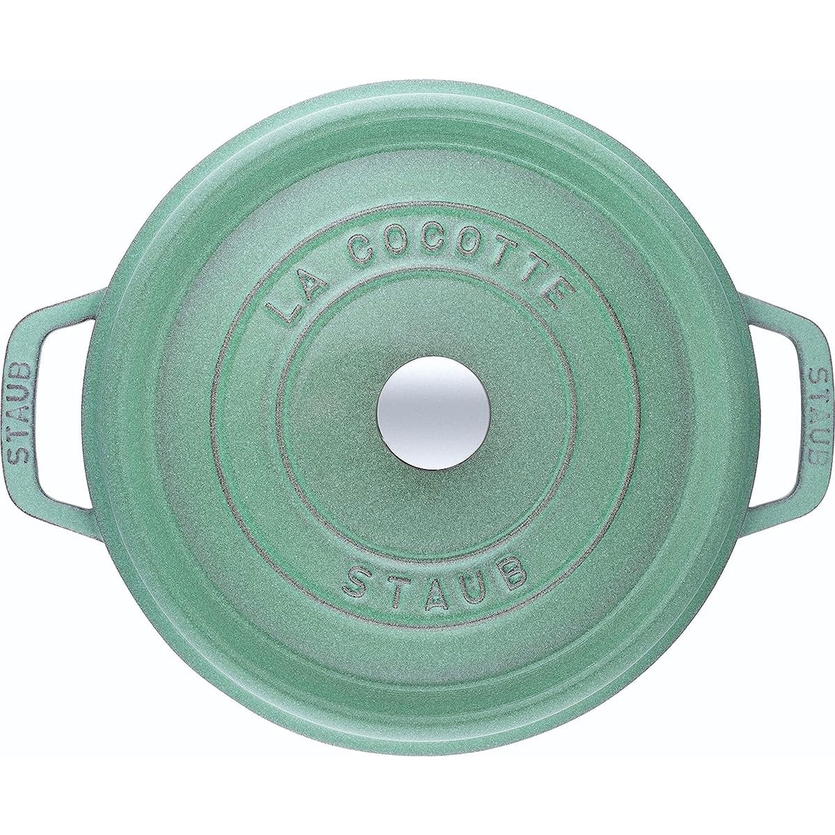 Nồi gang tròn Staub - Màu xanh sage - 22cm (2.6L)