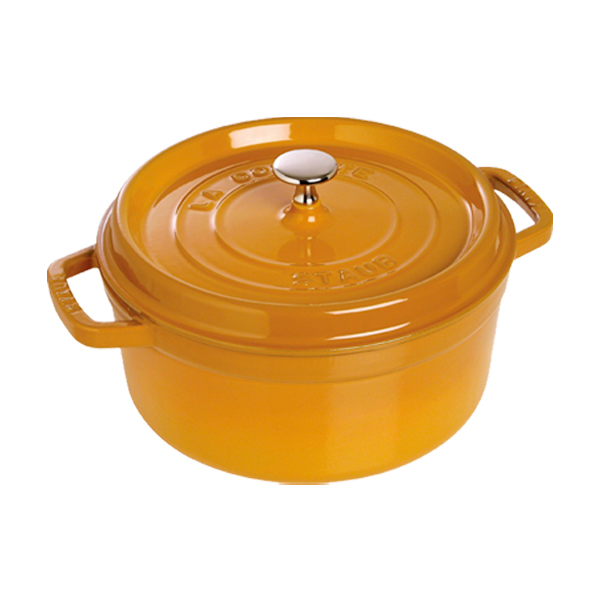 Nồi gang tròn STAUB - Màu vàng