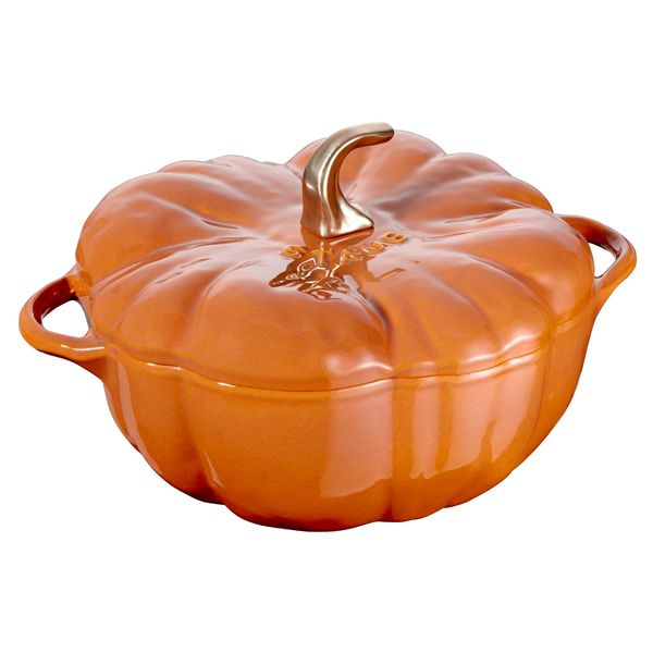 Nồi bí ngô Staub - Màu nâu vàng - 28cm (B) - OPEN BOX