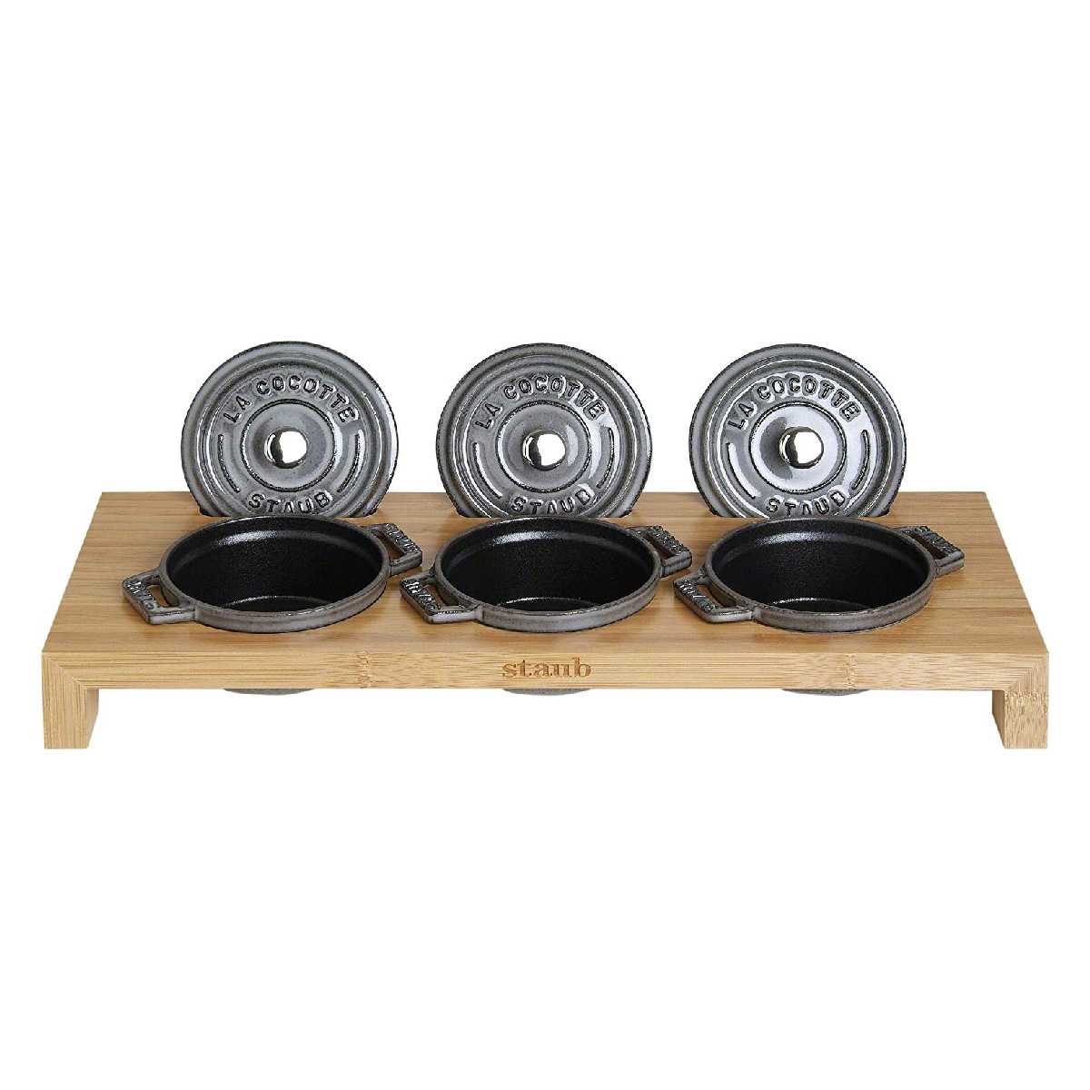 Kệ giữ nồi mini Staub cocotte - 42cm