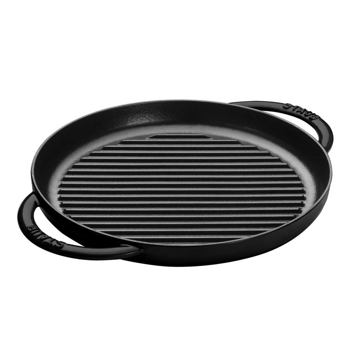 Chảo gang nướng STAUB - Màu đen - 26cm