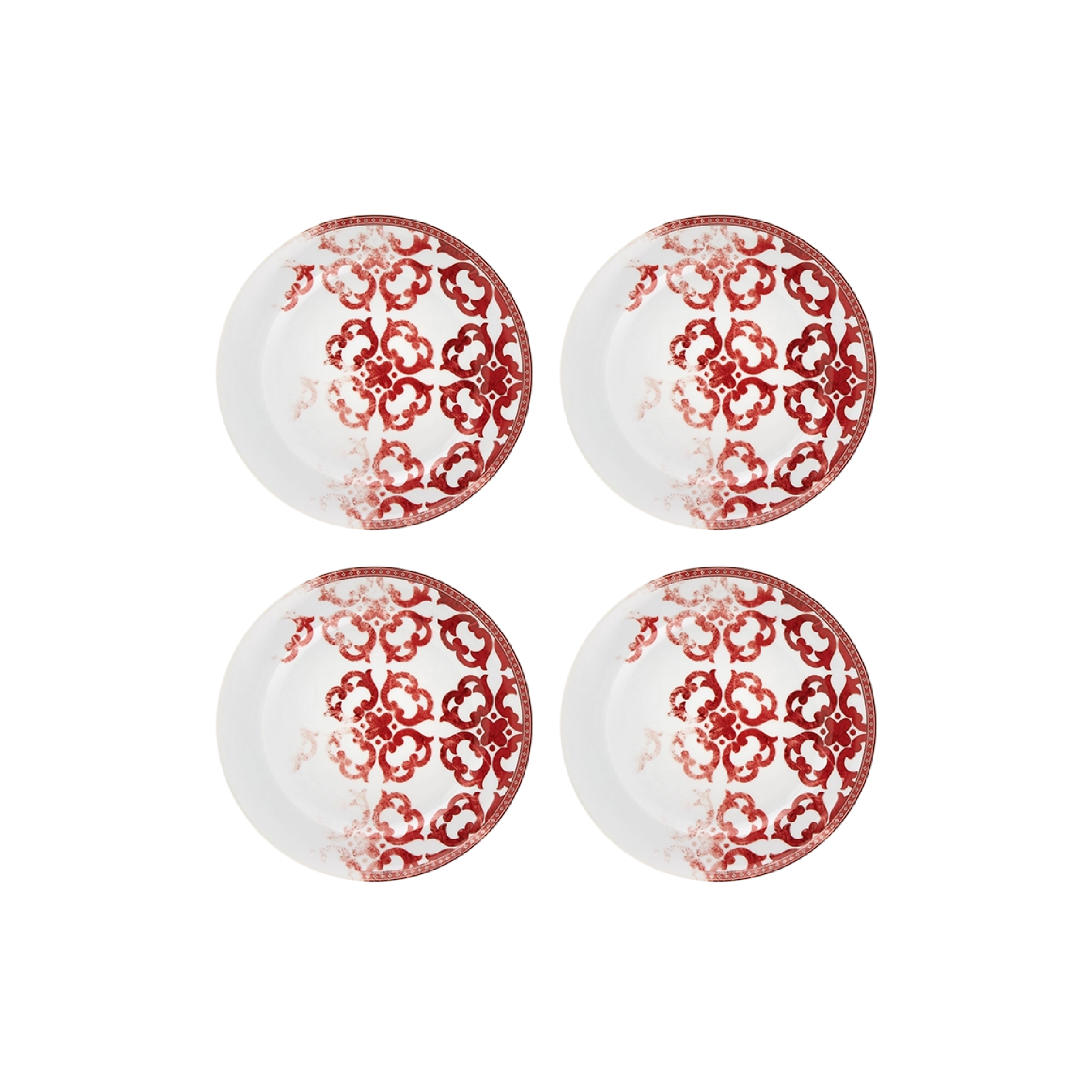(V8) Vista Alegre - Combo 4 đĩa tráng miệng Timeless - 21.5cm