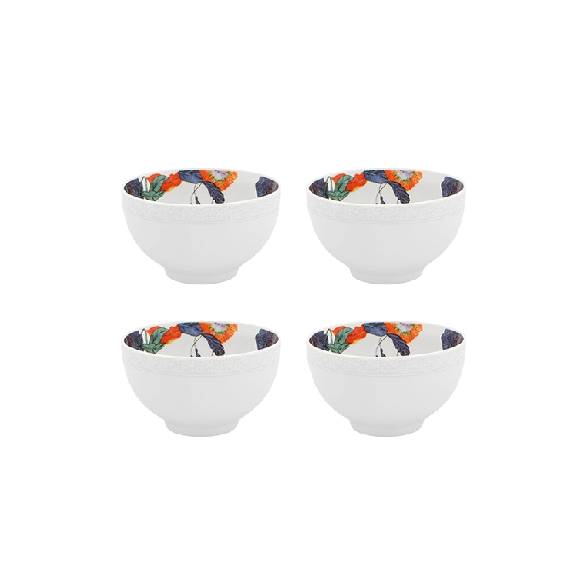 (V8) Vista Alegre - Combo 4 chén sứ Duality - 11cm