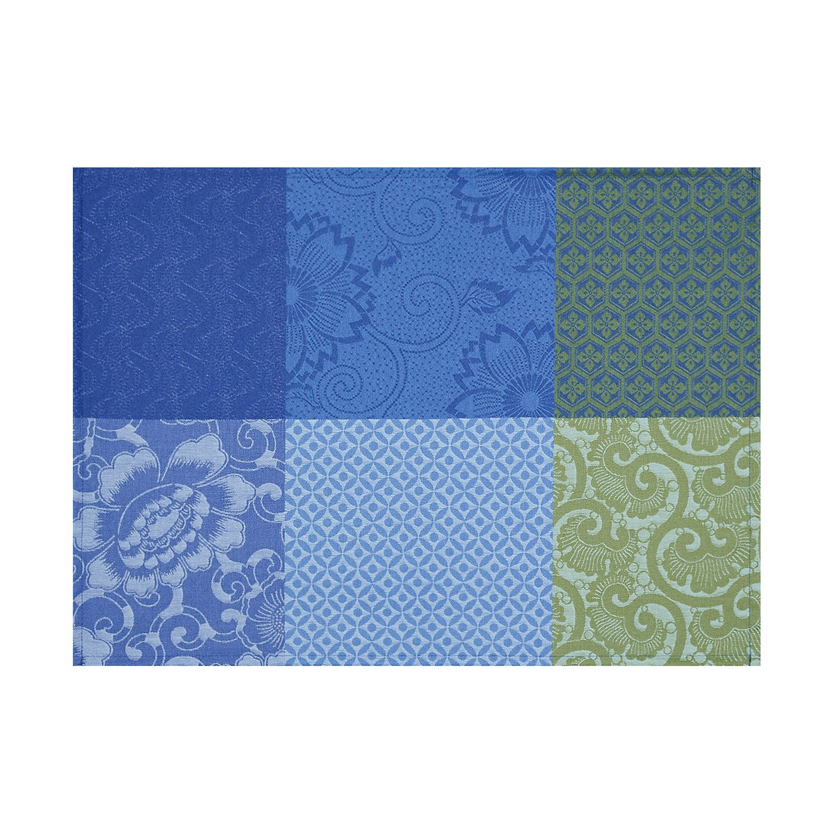 Vải bàn ăn Indigor FRANÇAIS Fleurs De Kyoto - 52x38cm