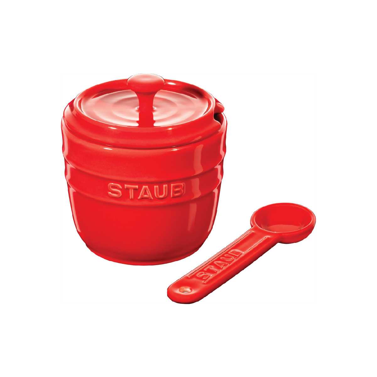 Hũ đựng gia vị Staub - Màu đỏ cherry - 16cm