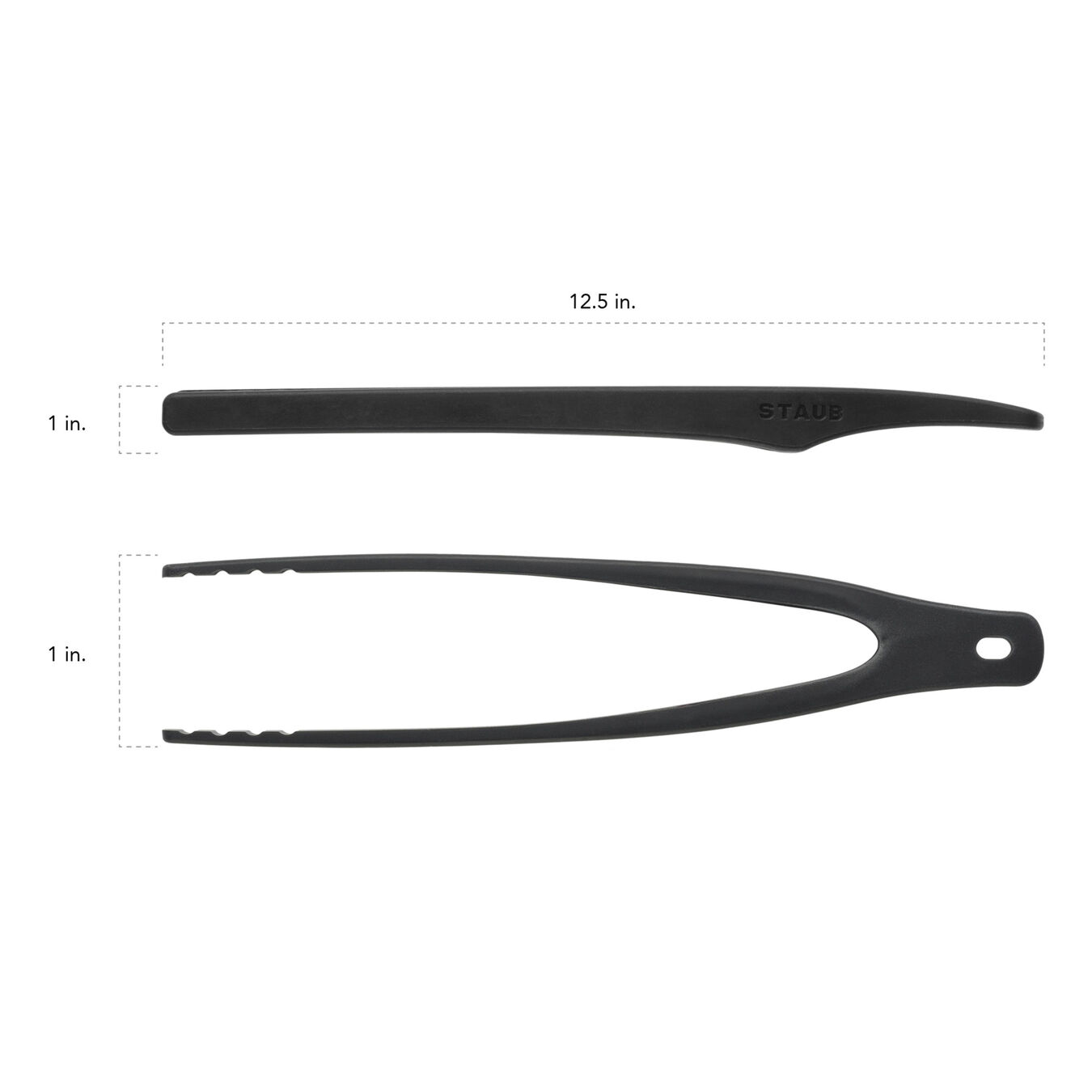 Gắp thức ăn silicon Staub - 31cm