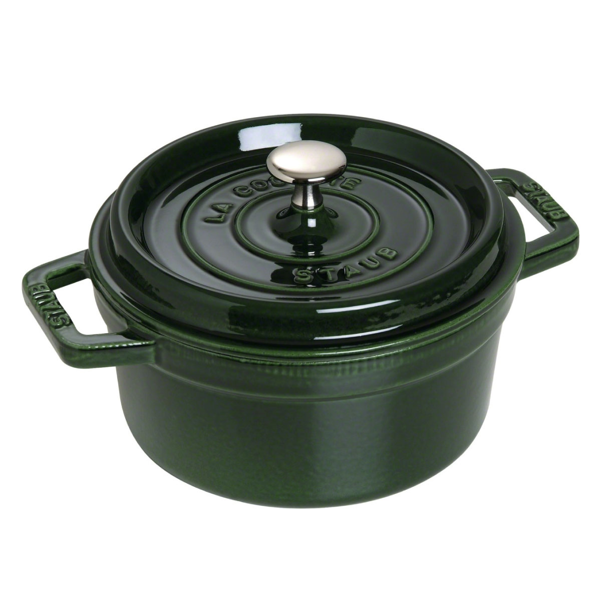 Nồi gang tròn Staub - Màu xanh rêu