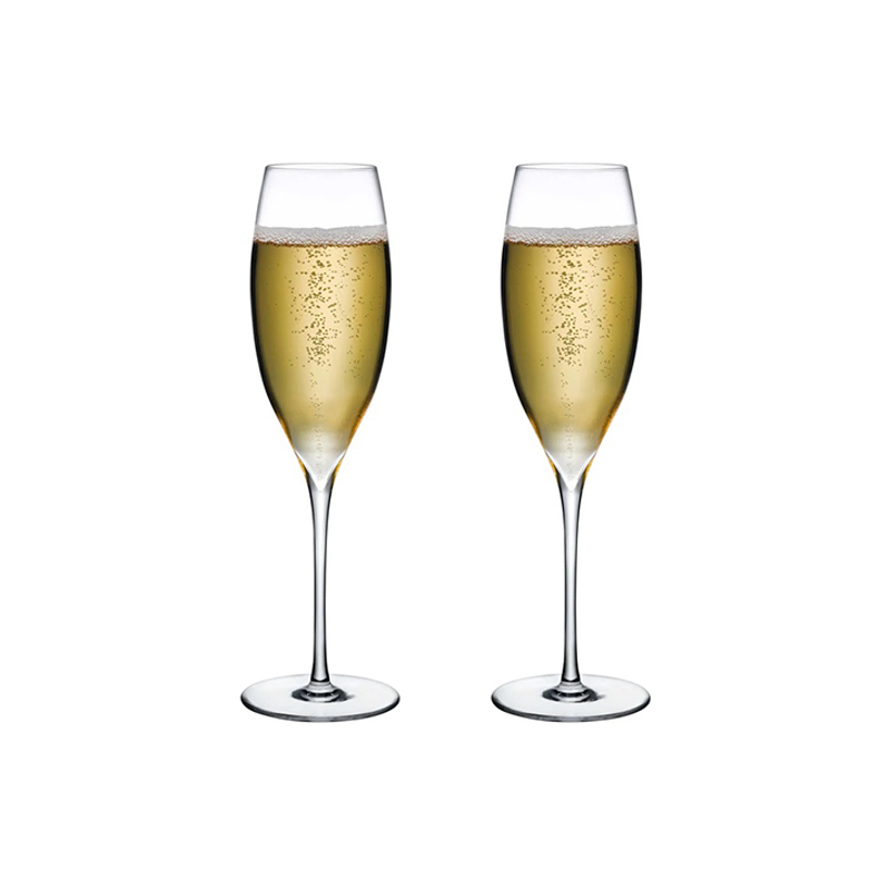 Bộ ly champagne Dimple NUDE - 2 cái