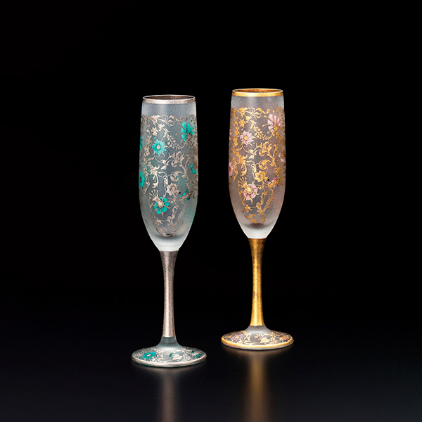 Aderia - Arabesque - Bộ ly rượu champagne G&S - 0.18L - 2 cái