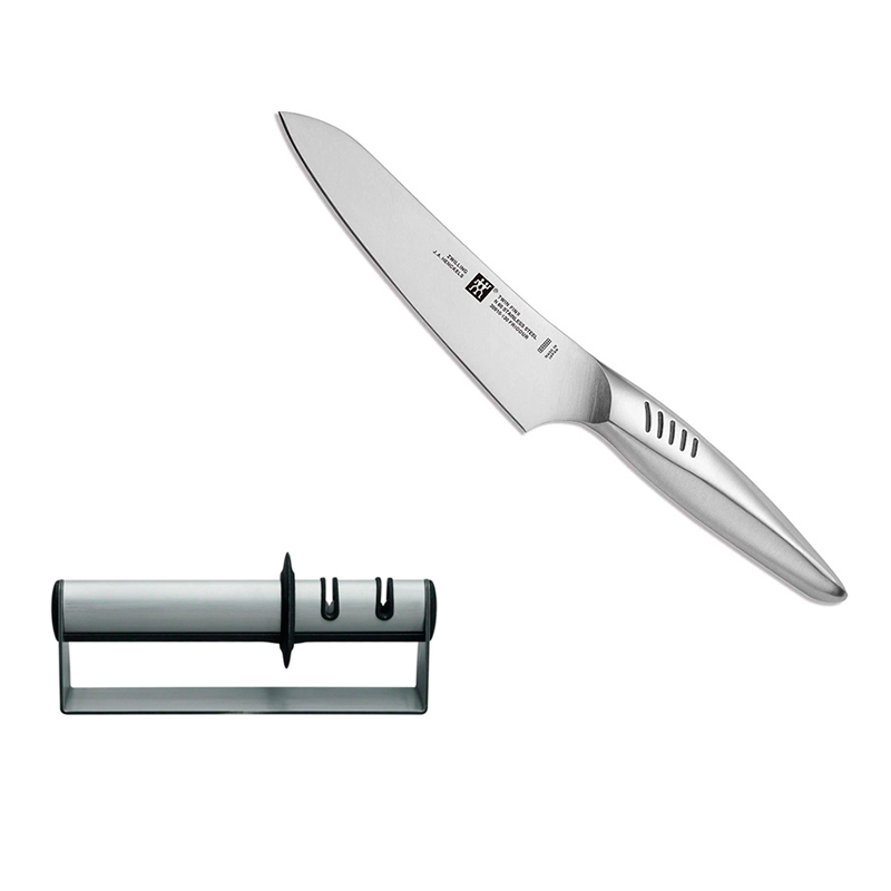 ZWILLING COMBO Dao Shotoh và Mài dao 2 lưỡi
