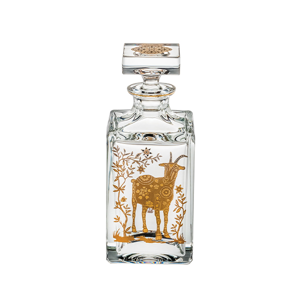 Decanter whisky VISTA ALEGRE Golden hình dê vàng - 9.5cm