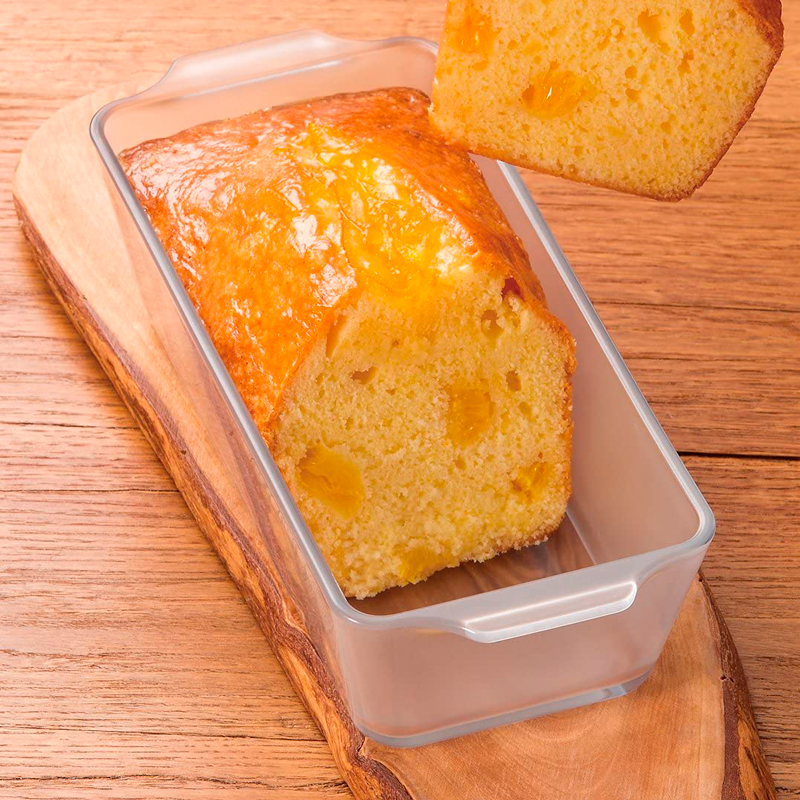 Aderia - Cera Bake - Khay nướng bánh hình chữ nhật sâu lòng - 0.8L