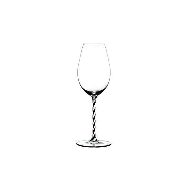 Hộp 1 ly - Fatto A Mano Champagne Wine Glass Black White Twisted 4900/28BWT