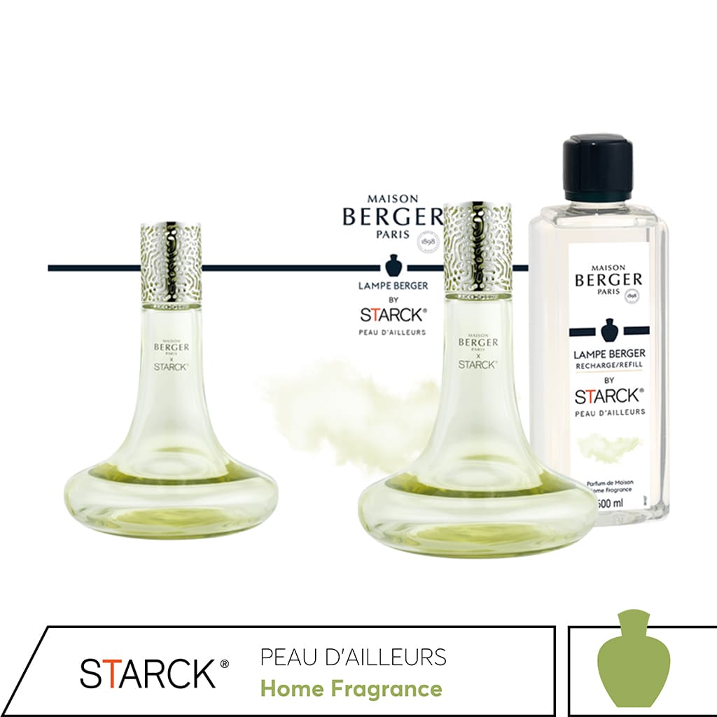 MAISON BERGER - Bộ đèn xông tinh dầu Starck Verte - 2 món - 380ml