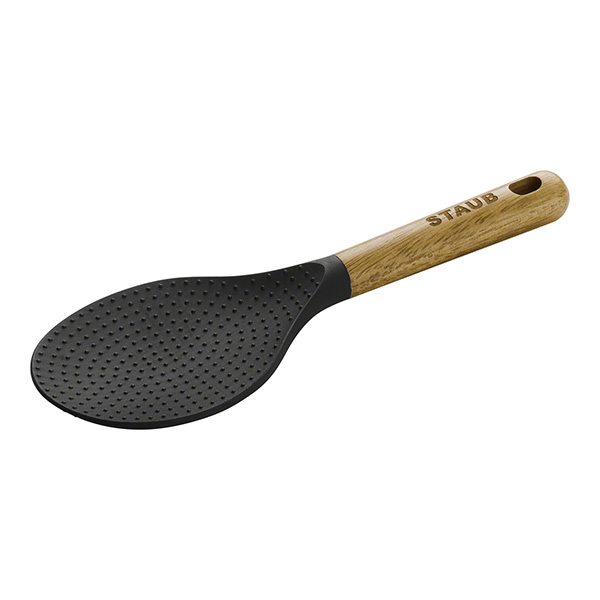 Muỗng múc cơm silicon Staub - Màu đen - 22cm