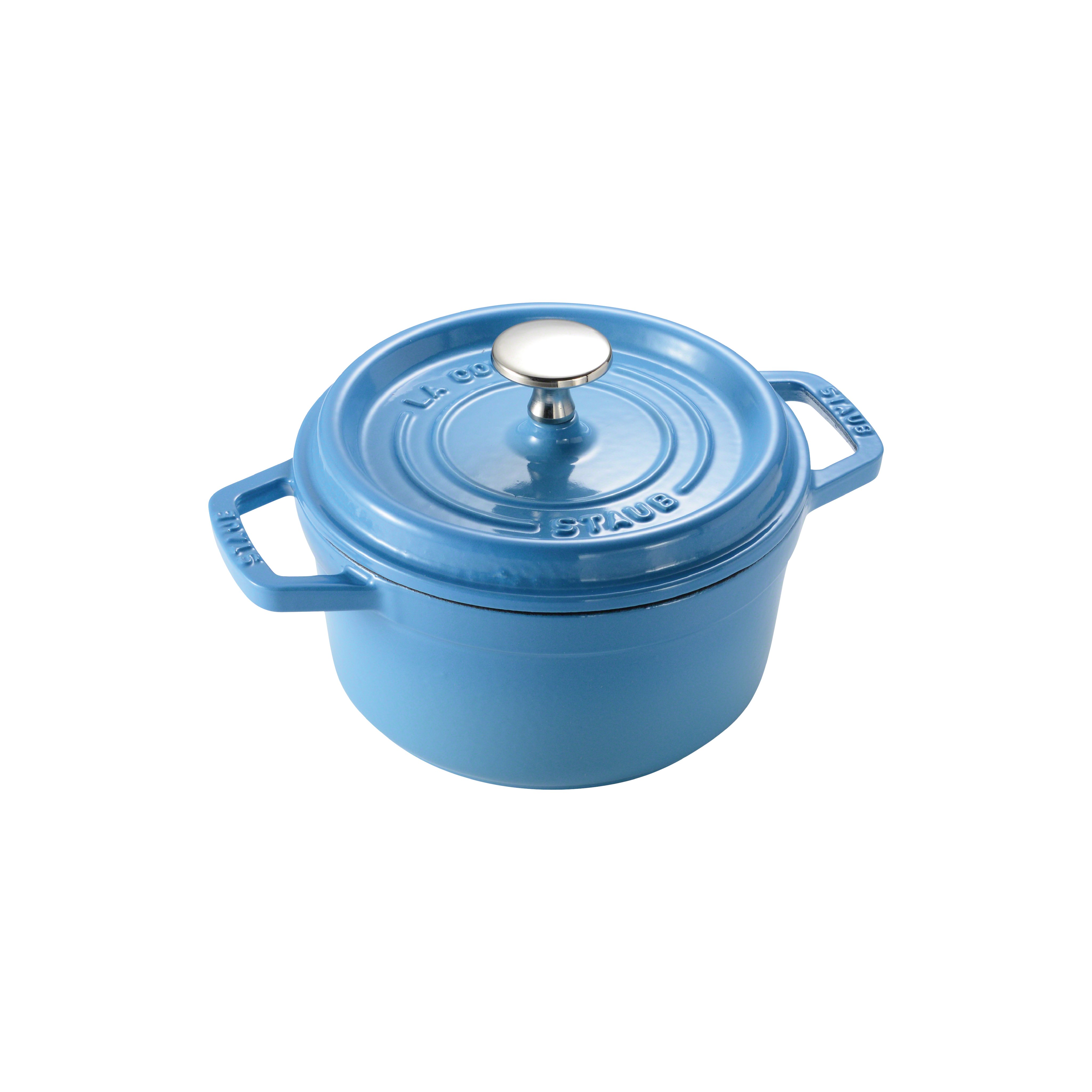 Nồi gang tròn STAUB - Màu xanh nhạt