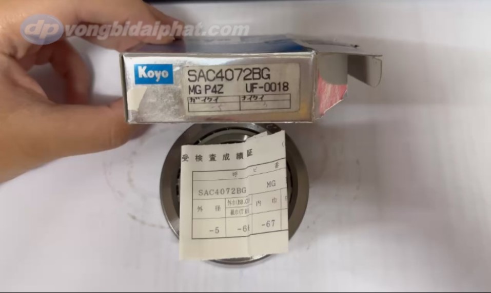 Vòng bi SAC4072BG MG P4 KOYO