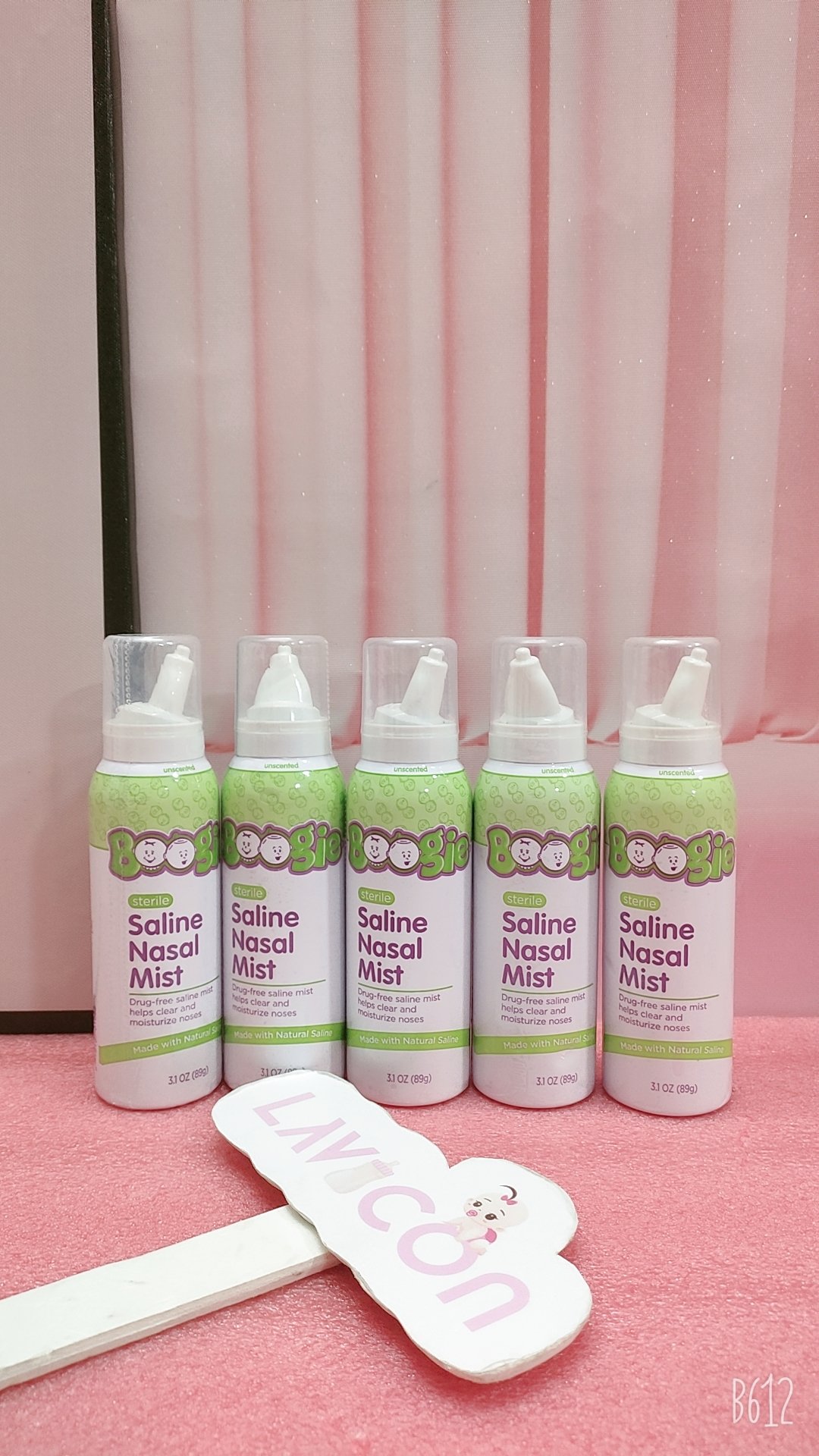 Xịt mũi Boogie sterile Saline Nasal Mist