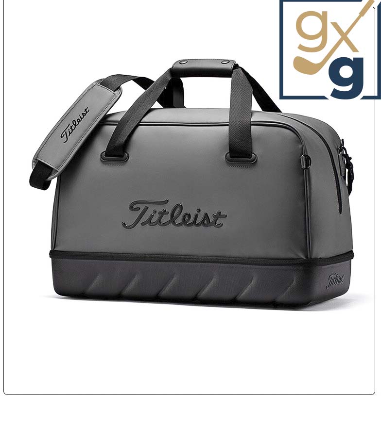 Túi quần áo Titleist xám viền đen đế đựng giày