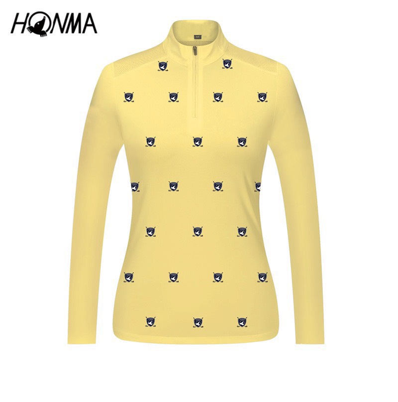 HONMA ÁO TAY DÀI VÀNG CHẤM S