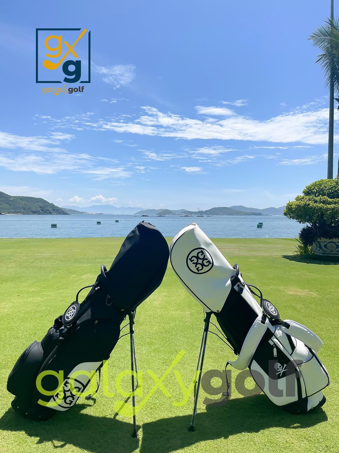 TÚI GẬY GOLF G/FORE TRẮNG ĐEN