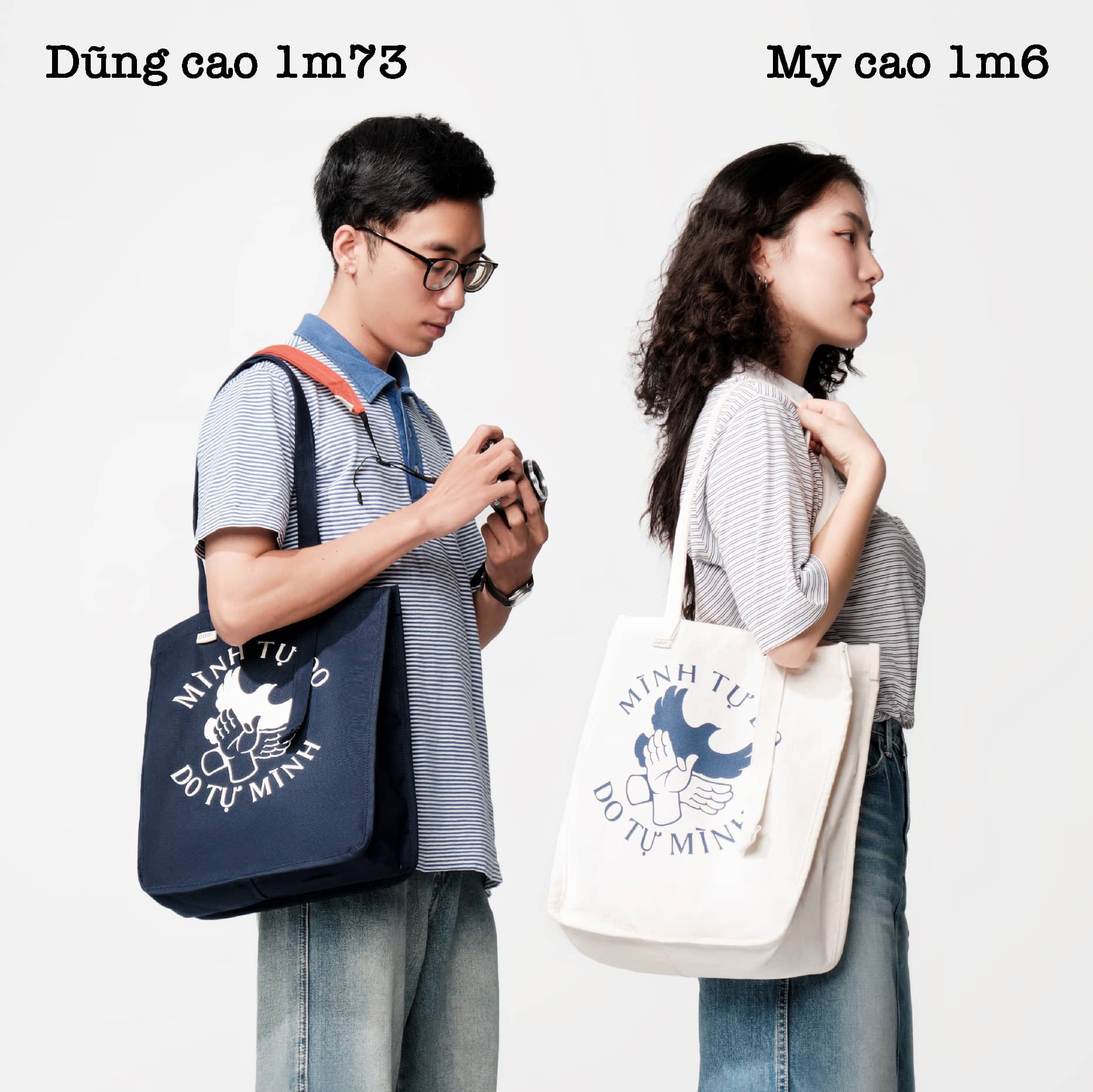 Túi xách tote TỐT Tự Do