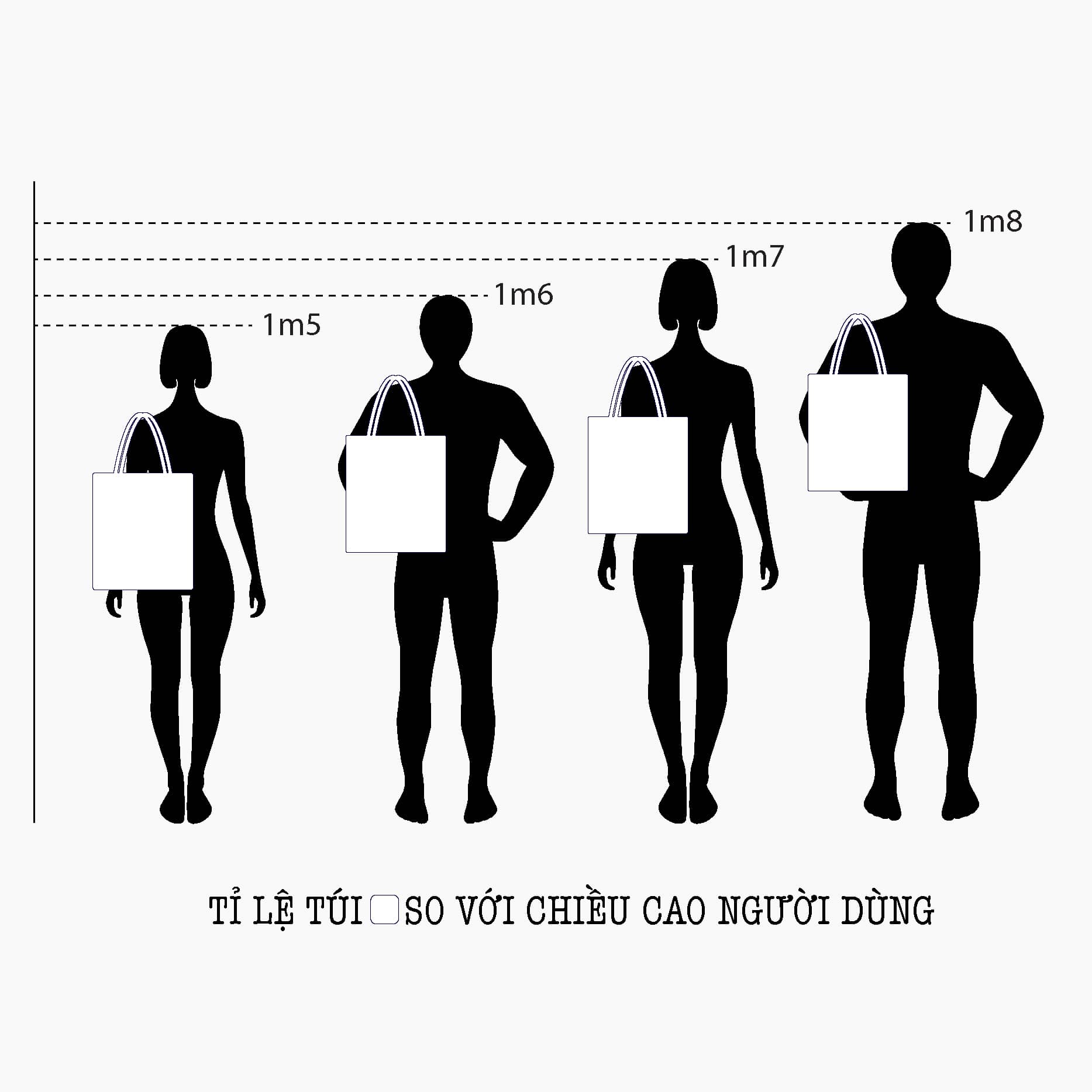 Túi xách tote TỐT Tự Do