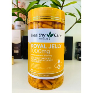 Sữa ong chúa Healthy Care Royal Jelly 1000mg 365 viên Úc