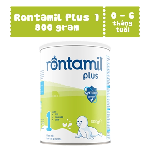Rontamil Plus 1 800g cho bé 0-6 tháng