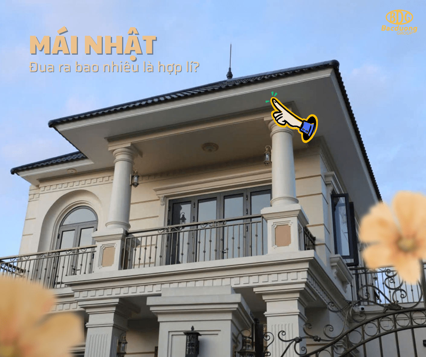 Mái Nhật đua ra bao nhiêu là đẹp và hợp lý?