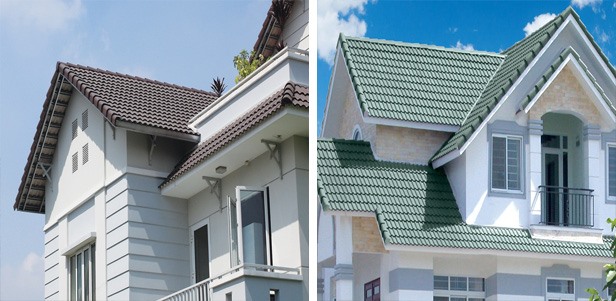 lợp mái ngói hay mái tôn cho công trình nhà