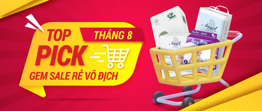 Top Pick tháng 8 Gem Sale Rẻ Vô Địch