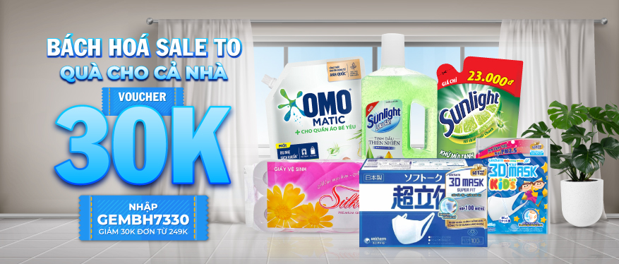 Bách hoá sale to  Quà cho cả nhà | Voucher 30K