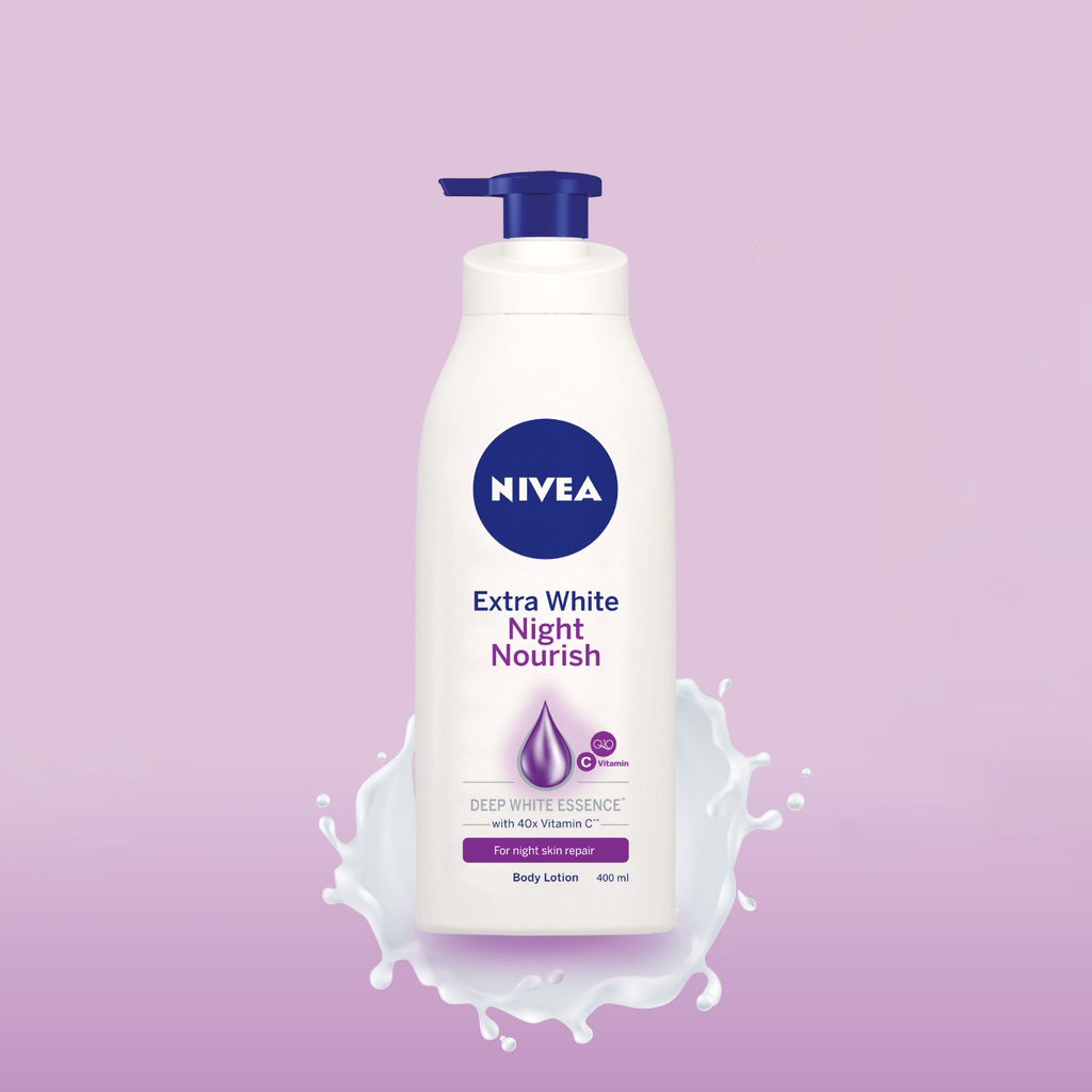 [HCM] Sữa dưỡng thể trắng da ban đêm Nivea 400ml