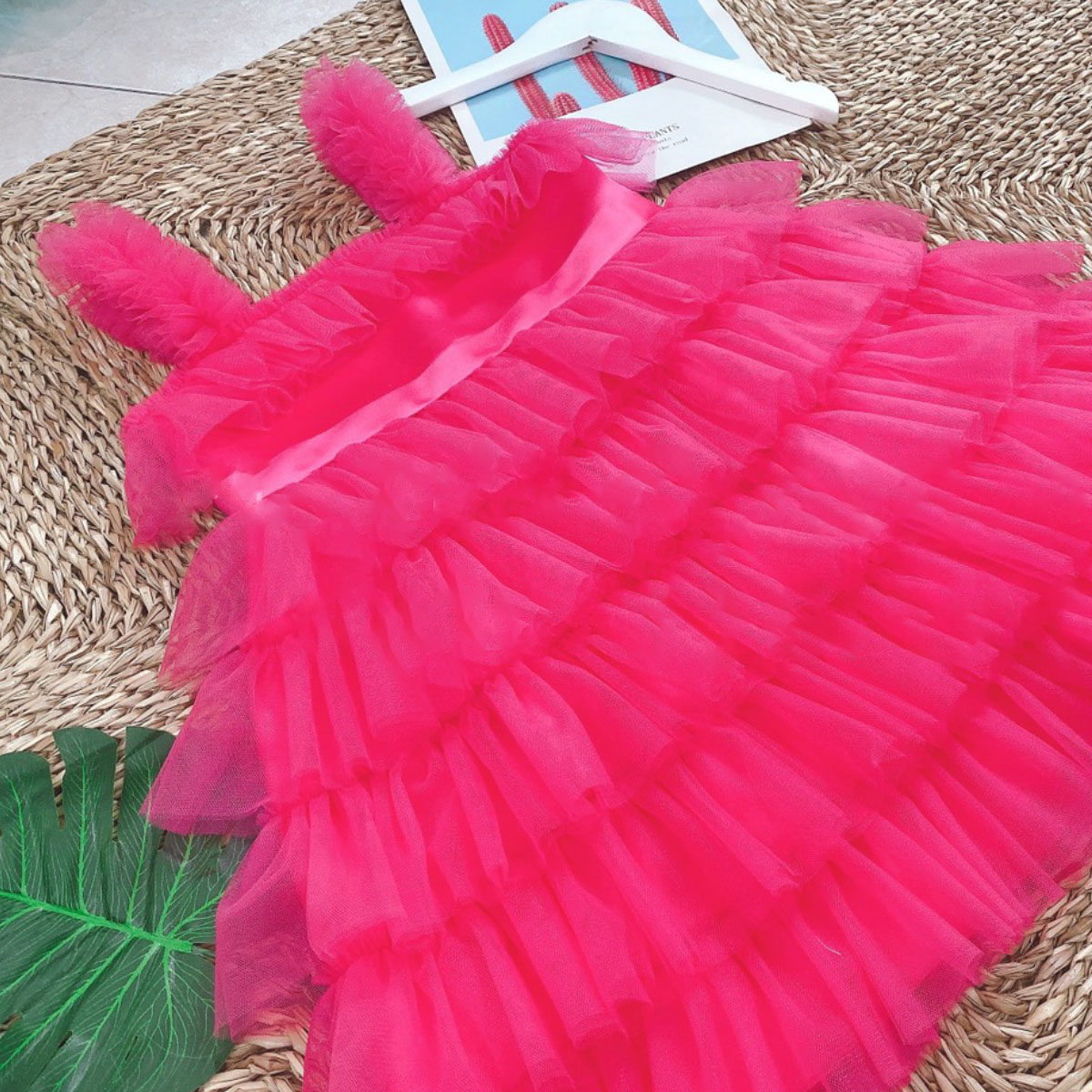 váy bé gái , đầm công chúa màu hồng ngôi sao tùng dài dự tiệc sinh nhật  thôi nôi từ 1 tuổi - 10 tuổi ( 8 kí - 40 kí ) | Lazada.vn