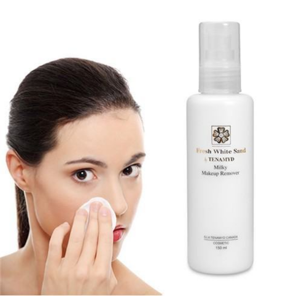 HCM] Sữa tẩy trang Fresh White Sand By Tenamyd Milky Makeup Remove - Lọ  150ml
