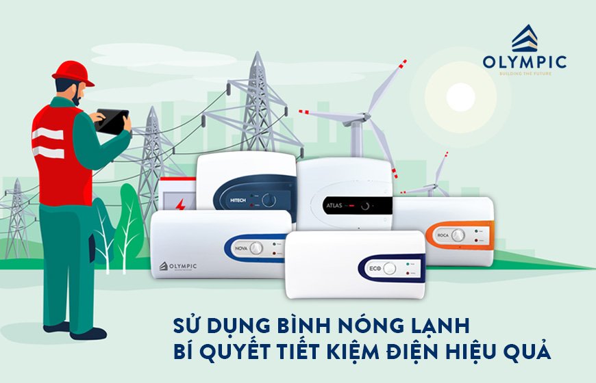 Công suất tiêu thụ bình nóng lạnh và bí quyết tiết kiệm hiệu quả điện năng
