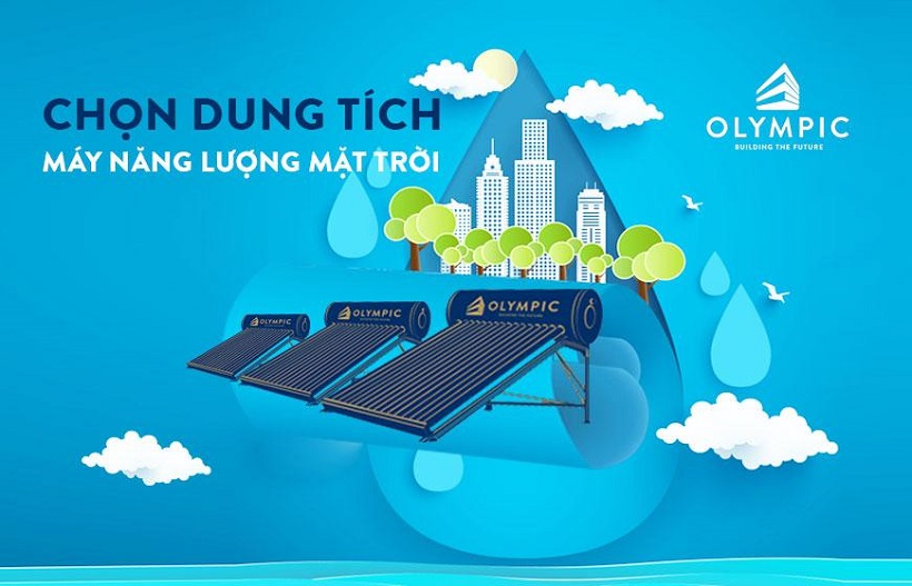 Cách lựa chọn dung tích máy nước nóng năng lượng mặt trời phù hợp với gia đình