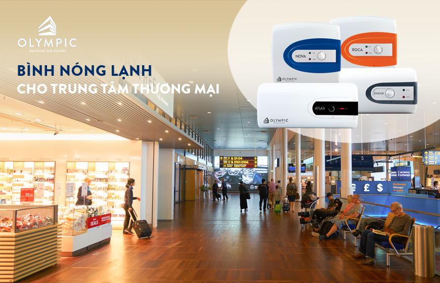 Những lưu ý khi mua bình nóng lạnh cho trung tâm thương mại