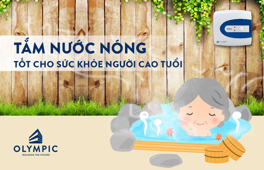 Tắm nước nóng – Tốt cho sức khỏe người cao tuổi