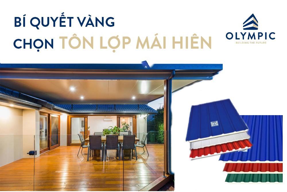 Bí quyết vàng chọn tôn lợp mái hiên không thể bỏ lỡ