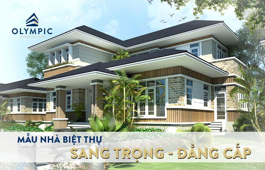12 mẫu nhà biệt thự 2 tầng sang trọng và đẳng cấp