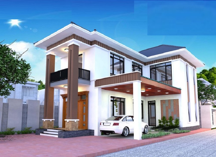 Cuốn hút với 8 mẫu biệt thự 2 tầng chữ L năm 2021 sang trọng, đẳng cấp