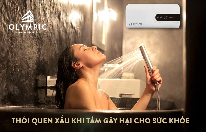 5 thói quen xấu khi tắm gây hại cho sức khỏe