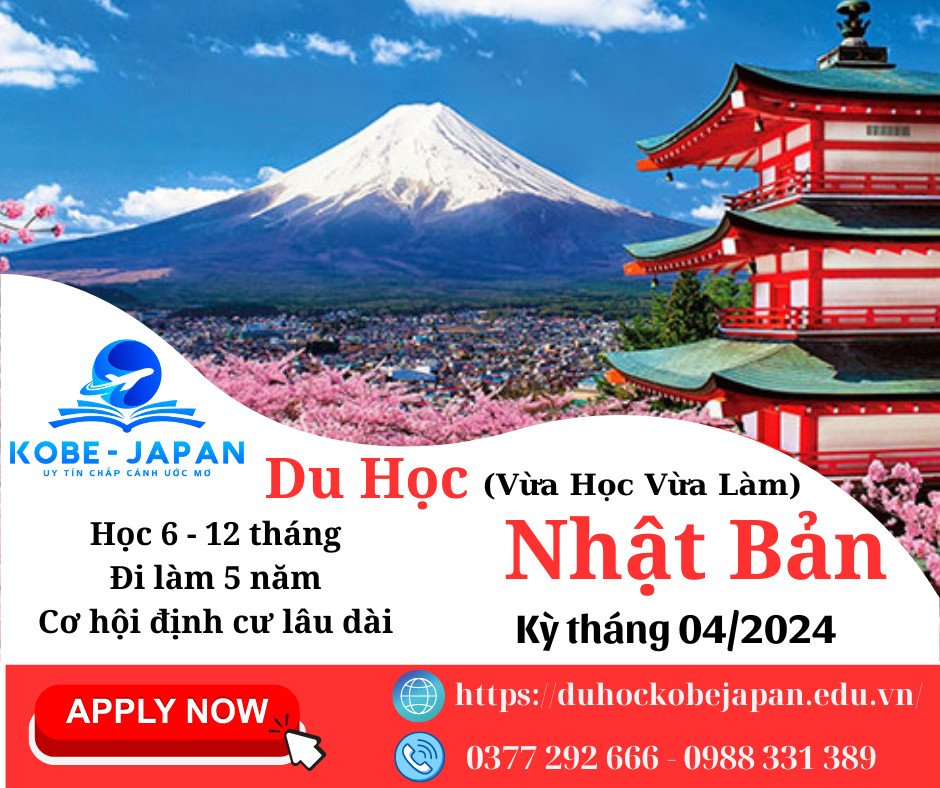 DU HỌC NHẬT BẢN - TIẾT KIỆM CHI PHÍ NHẤT CHỈ CÓ TẠI KOBE JAPAN